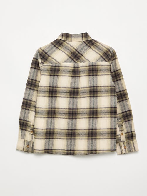 Camicia a quadri in flanella - Kiabi