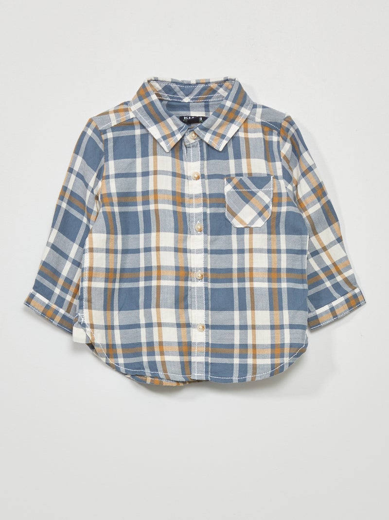 Cromoncent Camicia A Quadri In Flanella Per Ragazzi – Maniche Lunghe, Rossa Buffalo, Taglia 13-14 Anni – Perfetta Per L'autunno