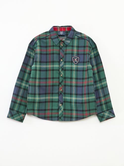 Camicia a quadri 'Kiabi & Catherine Painvin' regular in cotone - Kiabi