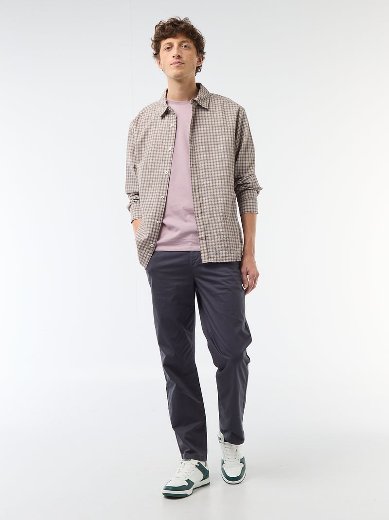Camicia a quadri Marrone - Kiabi