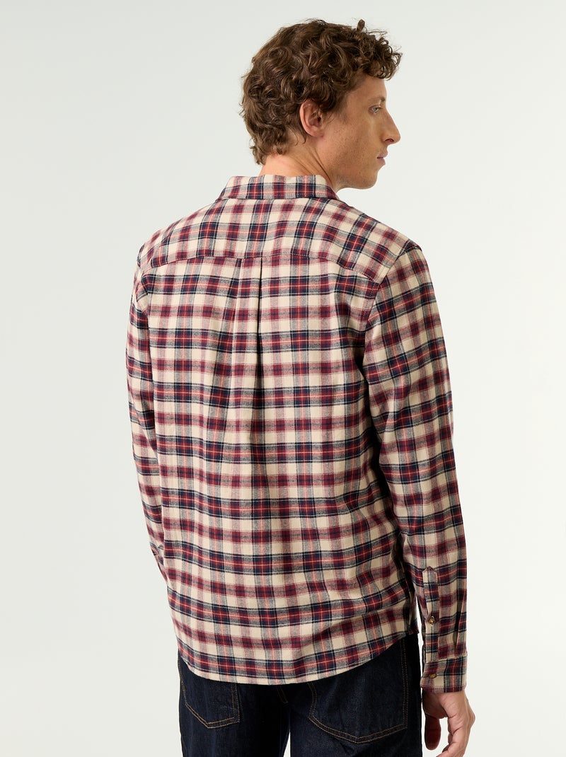 Camicia a quadri Marrone - Kiabi