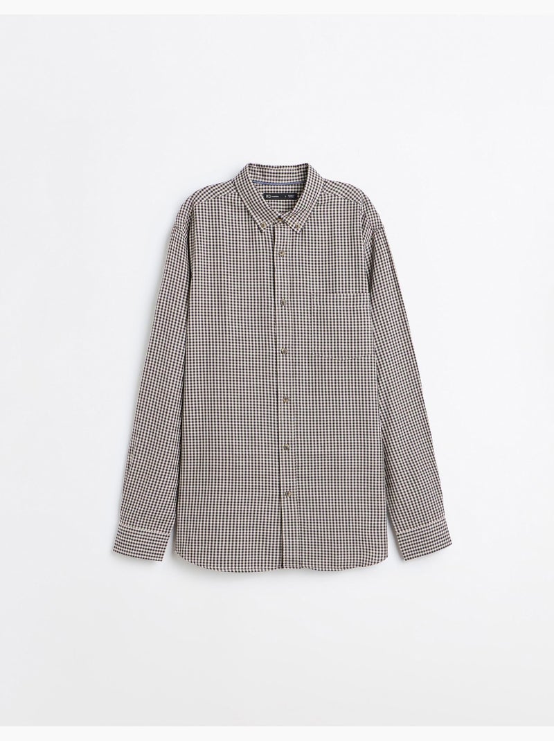 Camicia a quadri, mo fashion Beige - Kiabi