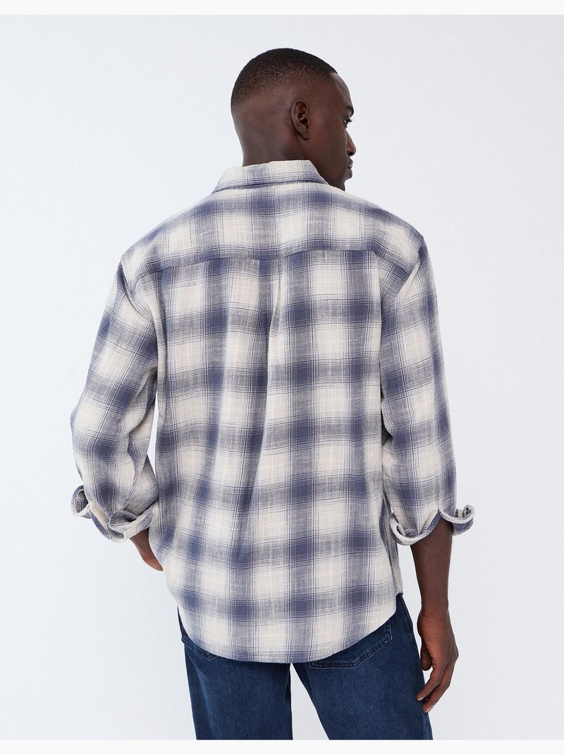 Camicia a quadri, mo fashion Blu - Kiabi