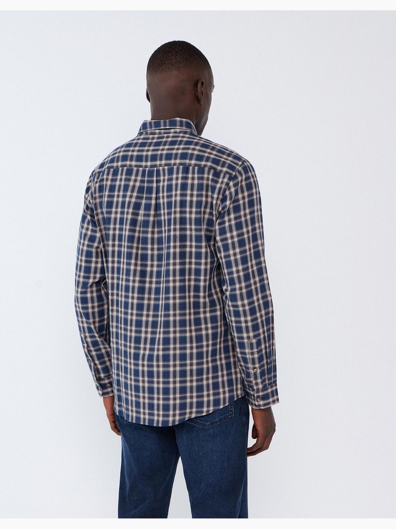 Camicia a quadri, mo fashion Blu - Kiabi