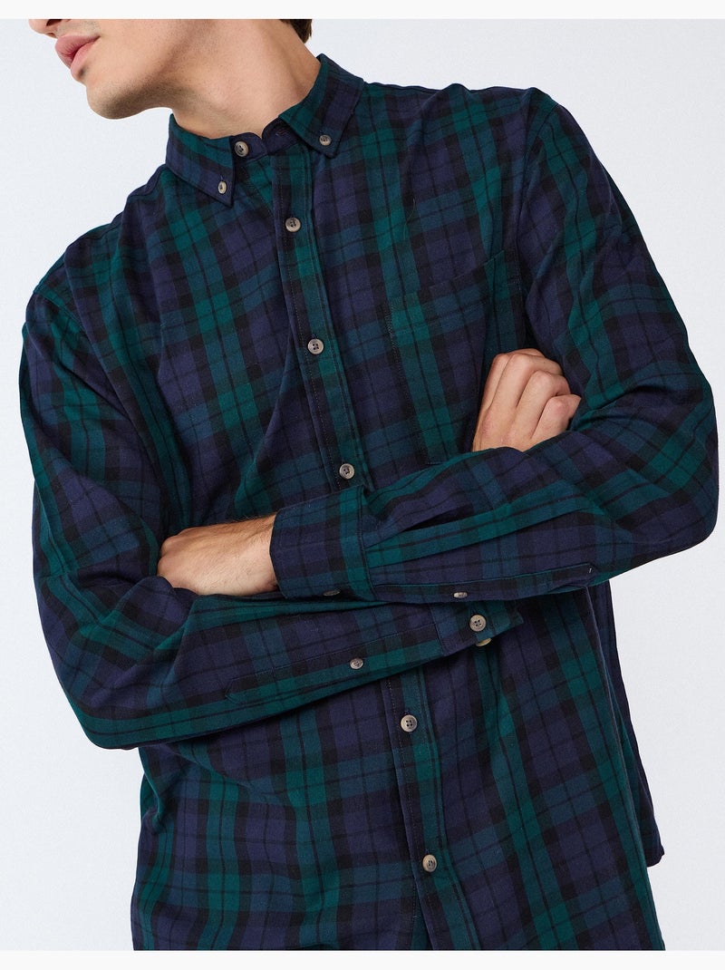 Camicia a quadri, mo fashion Blu - Kiabi