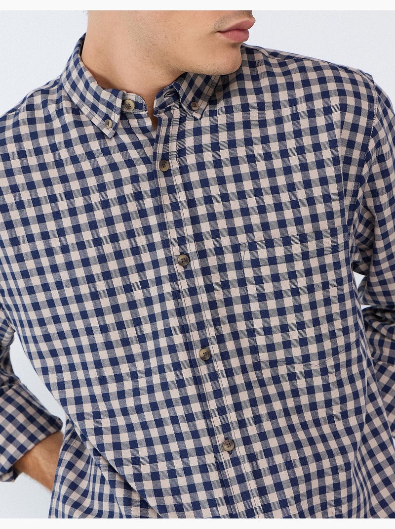 Camicia a quadri, mo fashion Blu - Kiabi