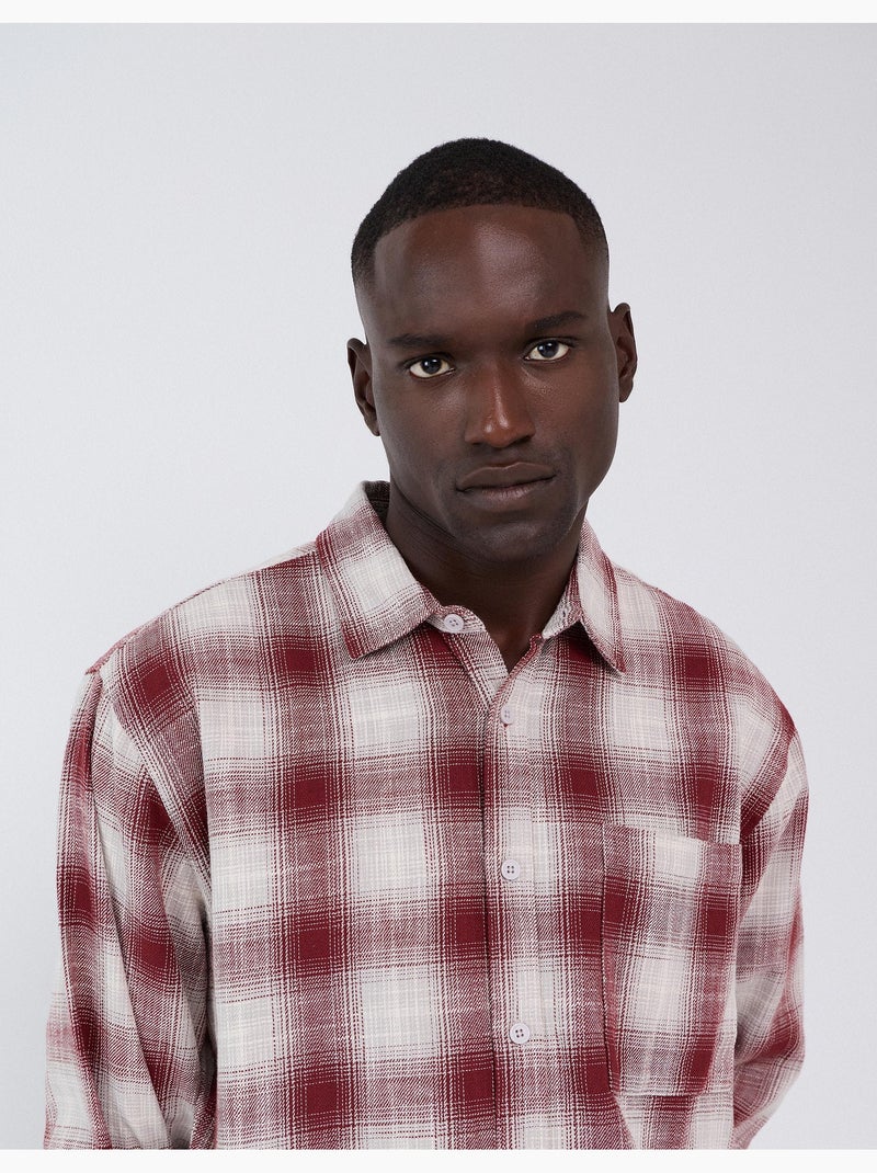Camicia a quadri, mo fashion Rosso - Kiabi