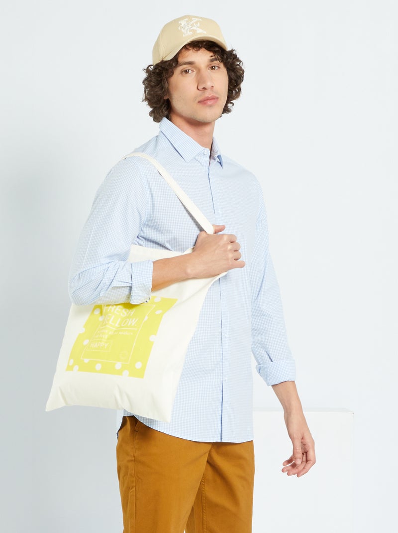 Camicia a quadri 'vichy' BLU - Kiabi