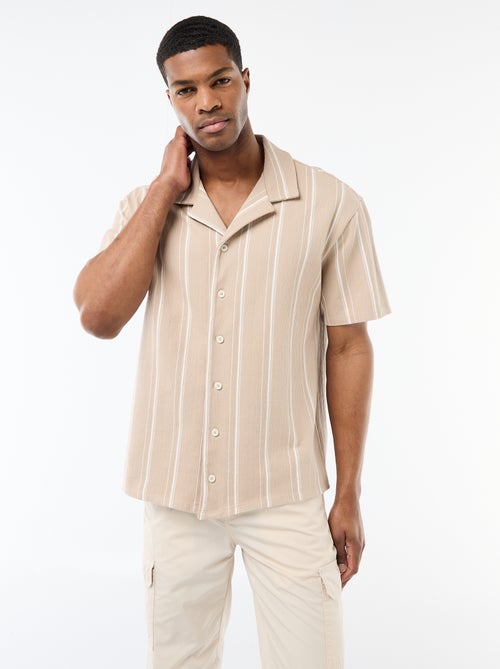 Camicia a righe a maniche corte - Kiabi