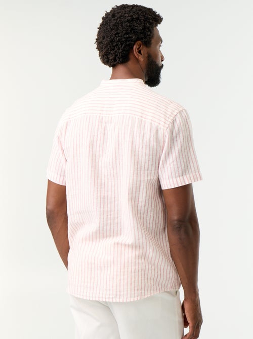 Camicia a righe a maniche corte - Kiabi Camicia a righe a maniche corte - Kiabi