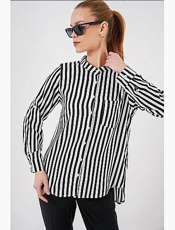 Camicia a righe a maniche lunghe bdart