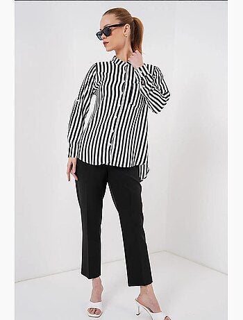 Camicia a righe a maniche lunghe bdart