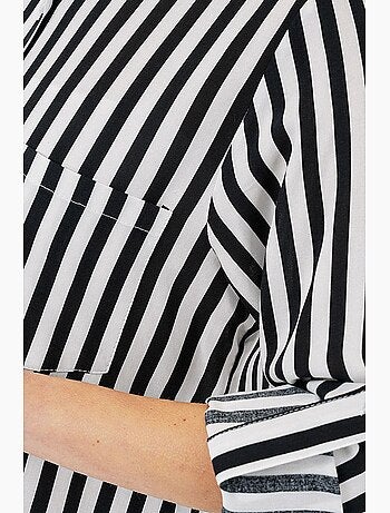 Camicia a righe a maniche lunghe bdart