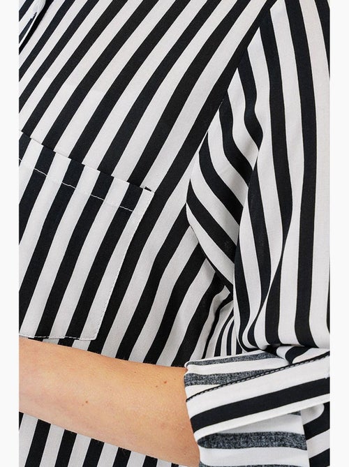 Camicia a righe a maniche lunghe bdart - Kiabi