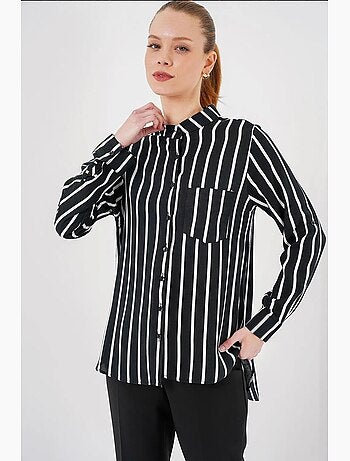 Camicia a righe a maniche lunghe bdart