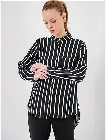 Camicia a righe a maniche lunghe bdart