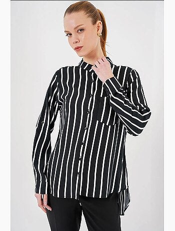Camicia a righe a maniche lunghe bdart
