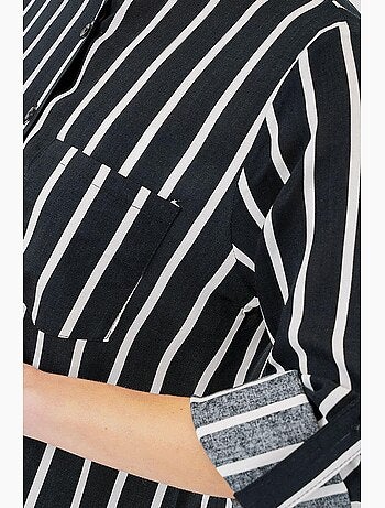 Camicia a righe a maniche lunghe bdart