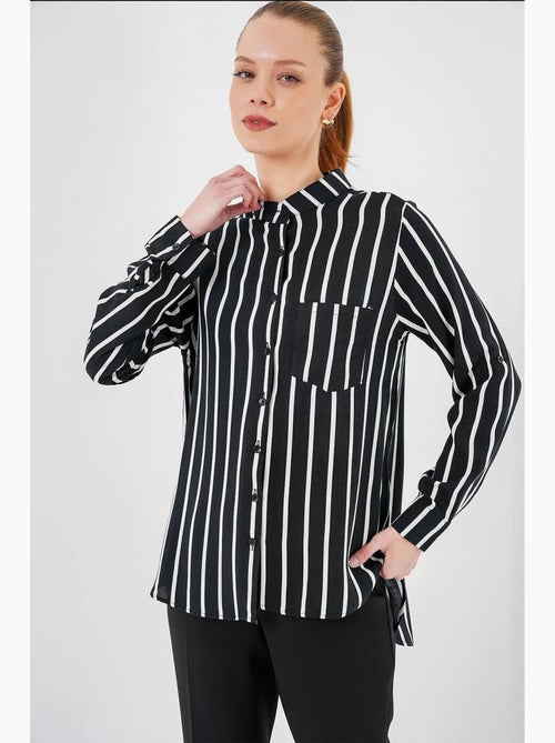 Camicia a righe a maniche lunghe bdart - Kiabi