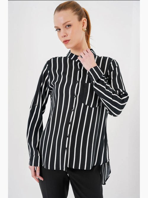 Camicia a righe a maniche lunghe bdart - Kiabi