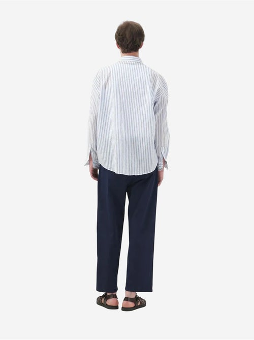 Camicia a righe a maniche lunghe con ricamo giesto - Kiabi Camicia a righe a maniche lunghe con ricamo giesto - Kiabi