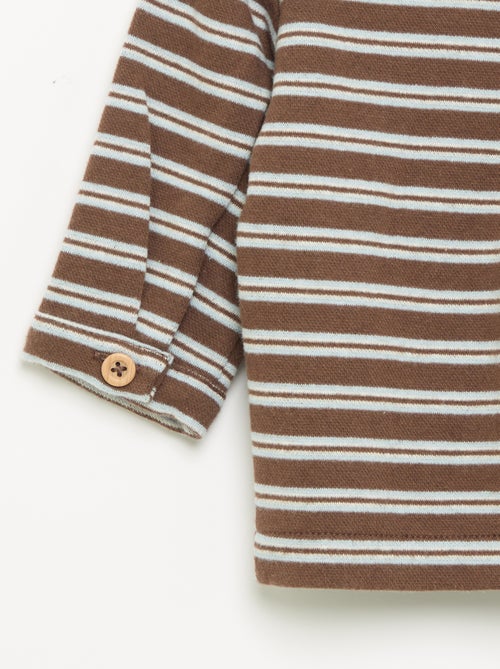 Camicia a righe a maniche lunghe - Kiabi Camicia a righe a maniche lunghe - Kiabi