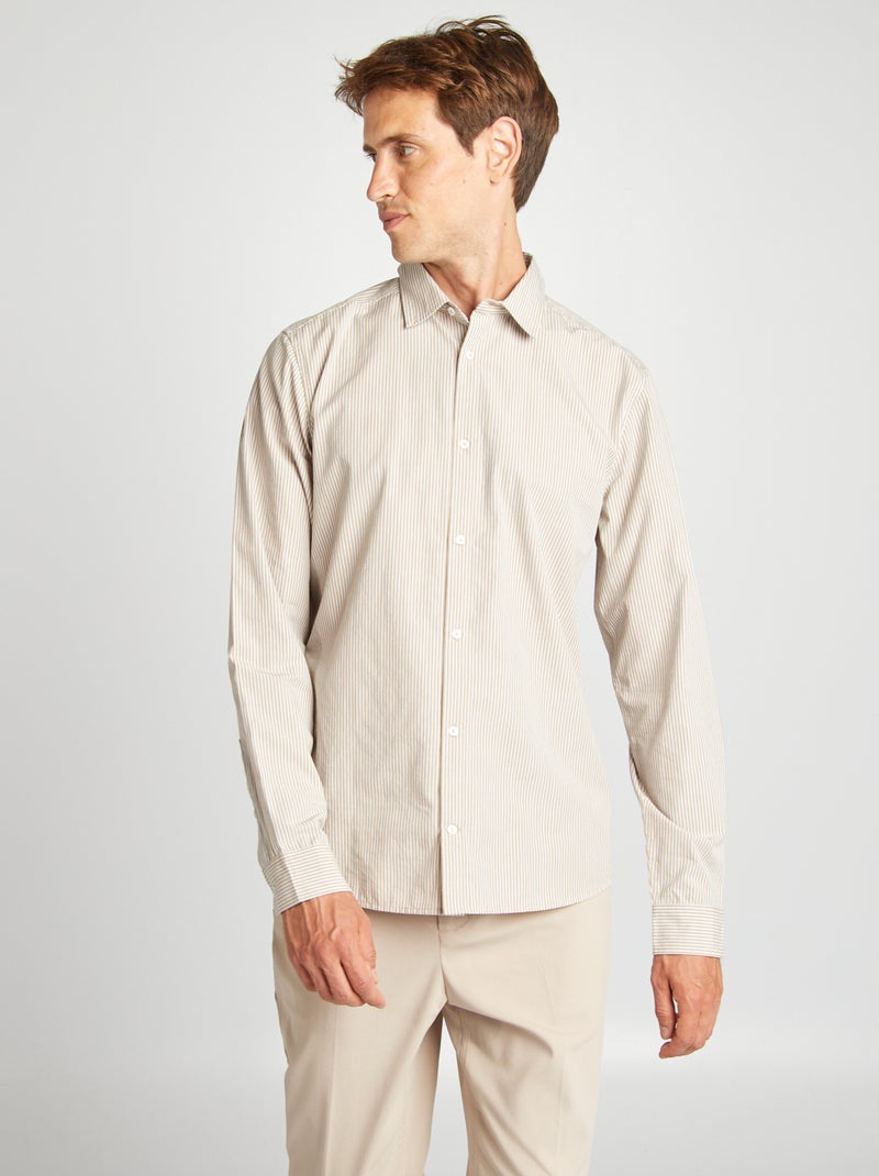 Camicia over a righe