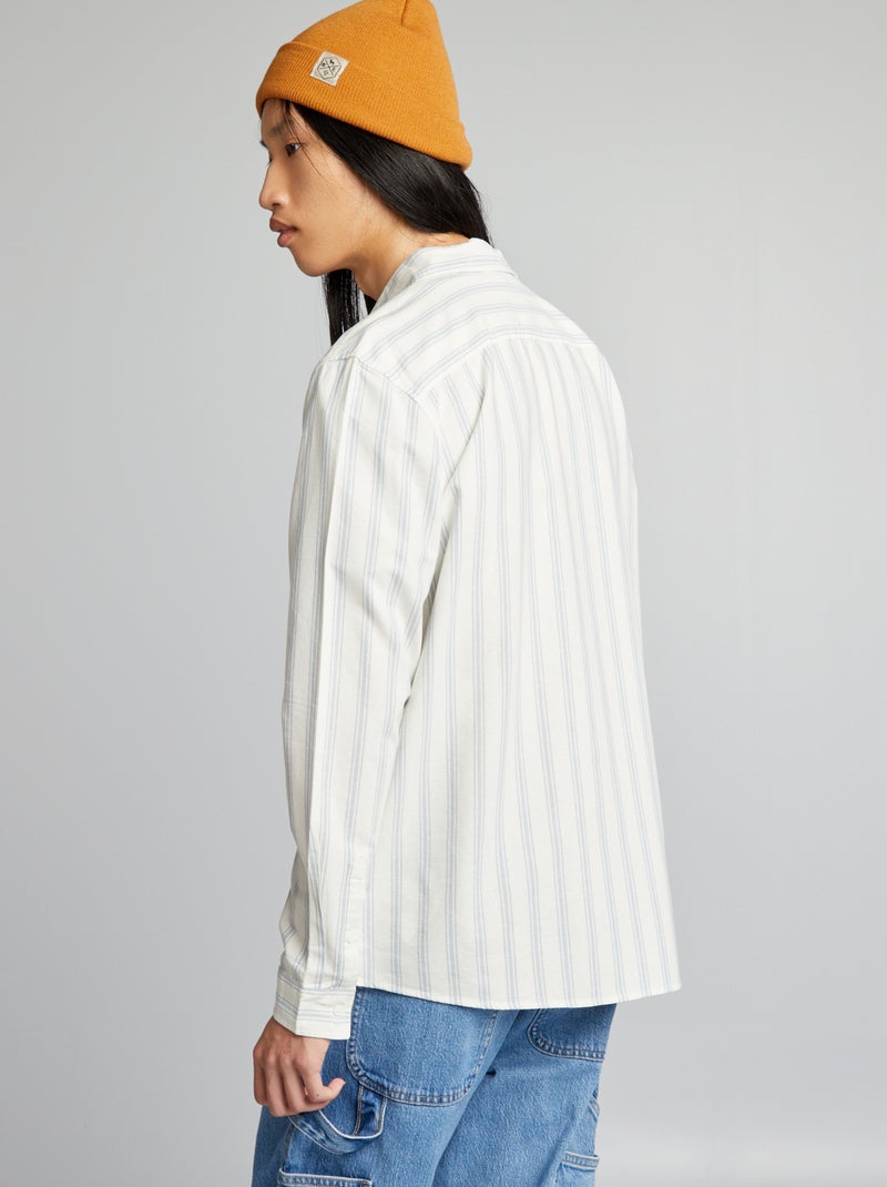 Camicia a righe BIANCO - Kiabi