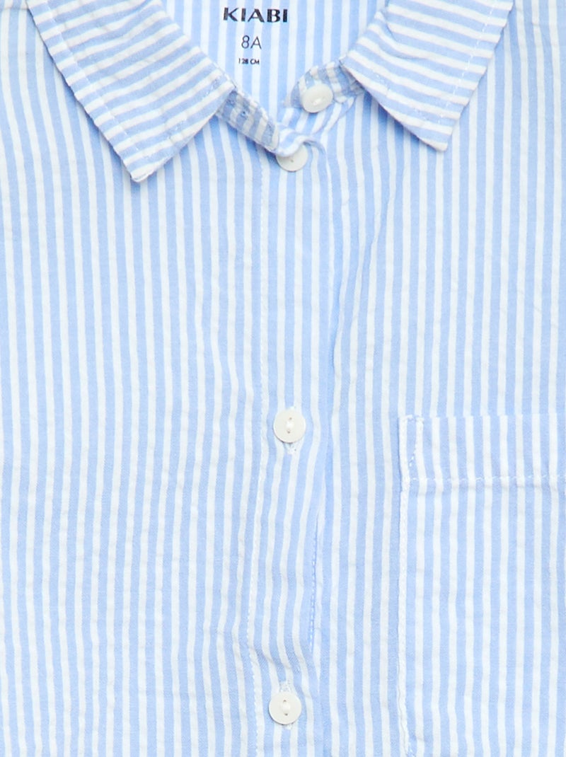 Camicia a righe Blu - Kiabi