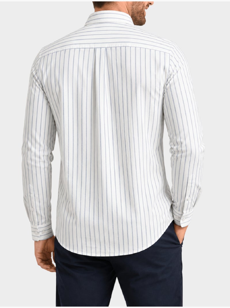 Camicia a righe Blu - Kiabi