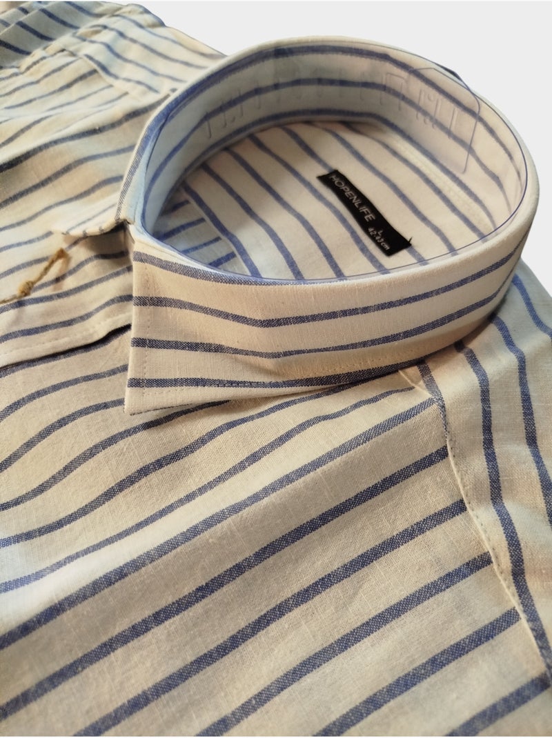 Camicia a righe Blu - Kiabi