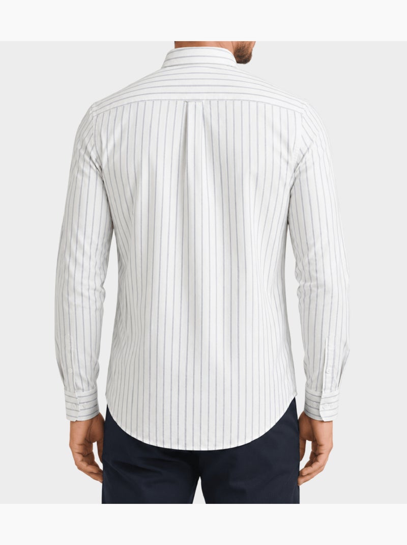 Camicia a righe Celeste - Kiabi
