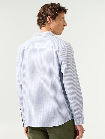 Camicia a righe con colletto button-down