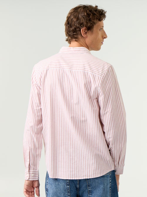 Camicia a righe con colletto button-down - Kiabi