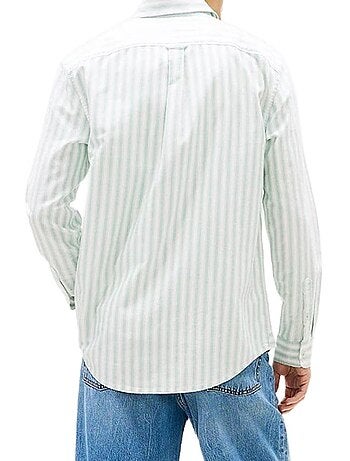 Camicia a righe regolare uomo tommy hilfiger