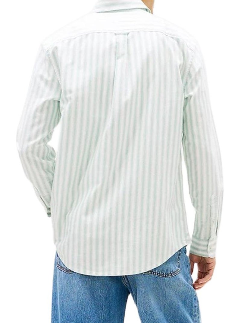 Camicia a righe da uomo tommy hilfiger Verde - Kiabi
