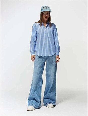Camicia a righe dalla vestibilità relaxed mixray