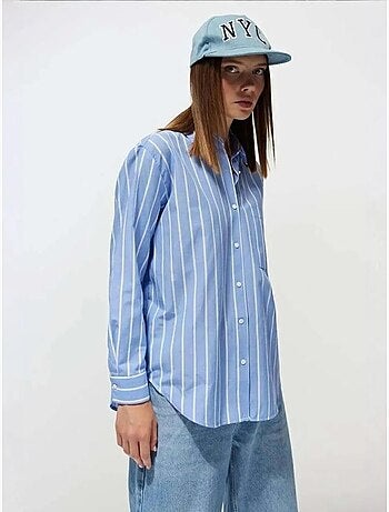 Camicia a righe dalla vestibilità relaxed mixray