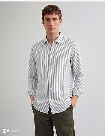 Camicia a righe di lino, MO Fashion