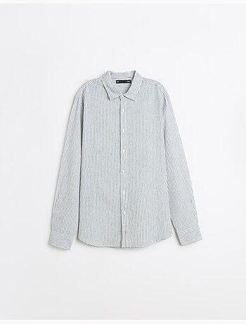 Camicia a righe di lino, MO Fashion