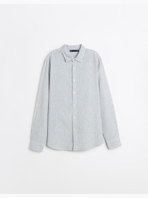 Camicia a righe di lino, MO Fashion - Kiabi