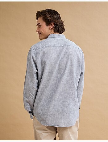 Camicia a righe di lino, MO Fashion