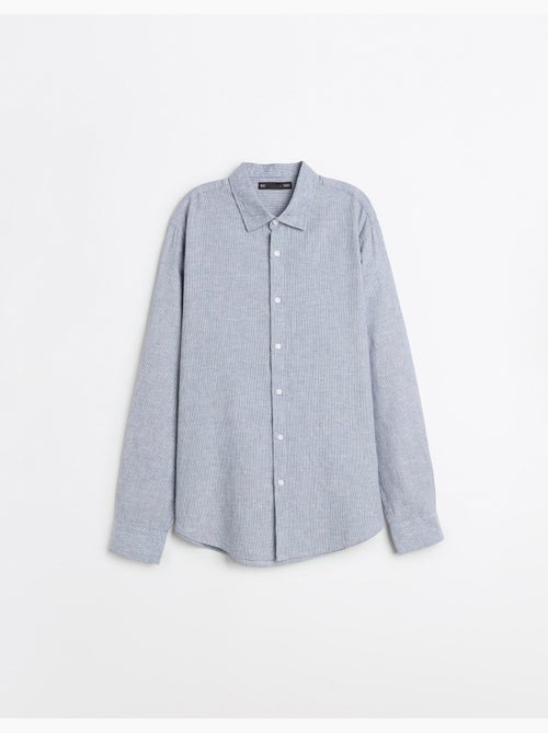 Camicia a righe di lino, MO Fashion - Kiabi