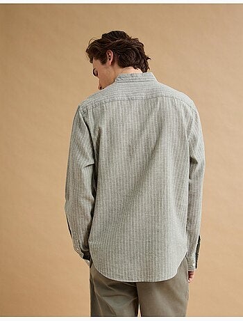 Camicia a righe di lino, MO Fashion