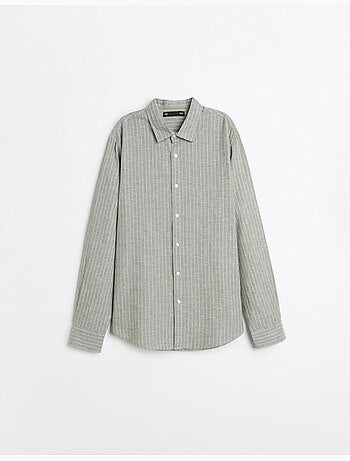 Camicia a righe di lino, MO Fashion