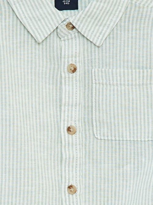 Camicia a righe in chambray - Kiabi