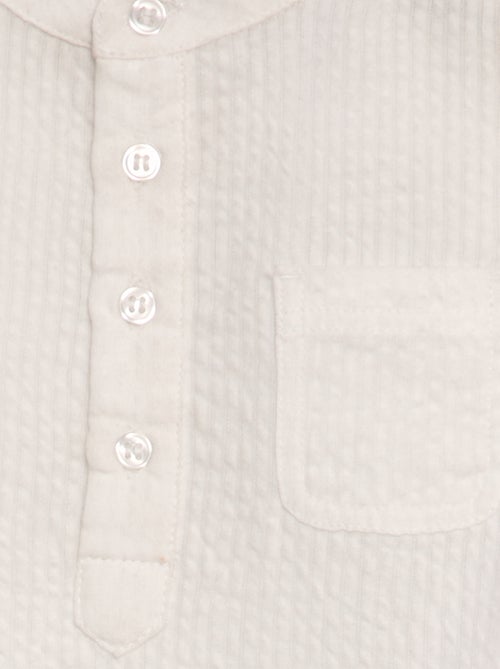 Camicia a righe in lino - Kiabi