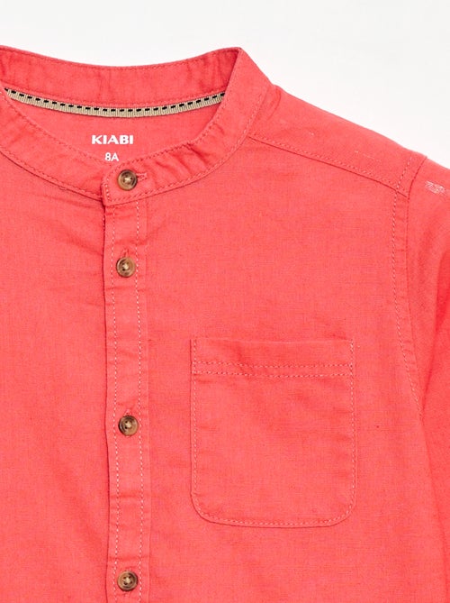 Camicia a righe in misto lino - Kiabi
