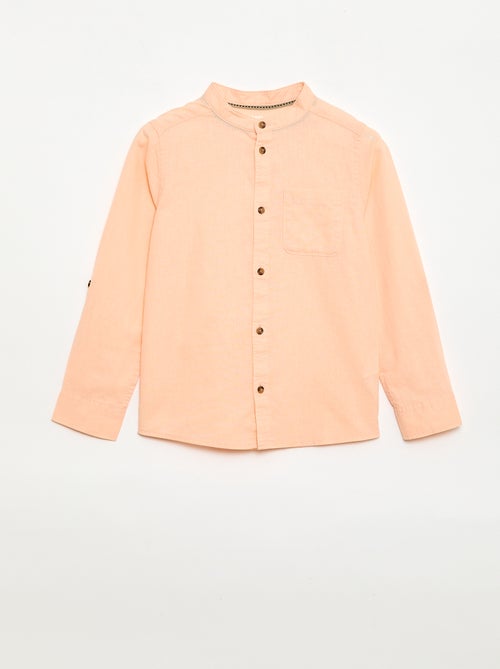 Camicia a righe in misto lino - Kiabi