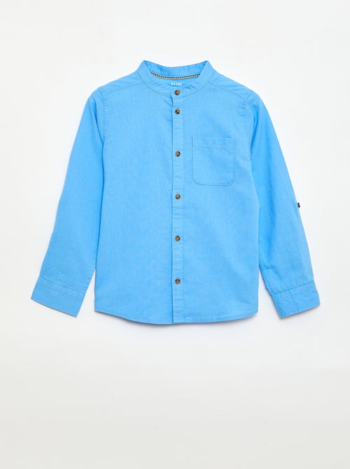 Camicia a righe in misto lino - Kiabi